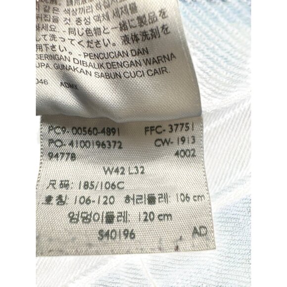 Levis 560 Mens blue Vintage Straight Leg Jeans size 42wx32L SKU 8237 - Picture 8 of 14